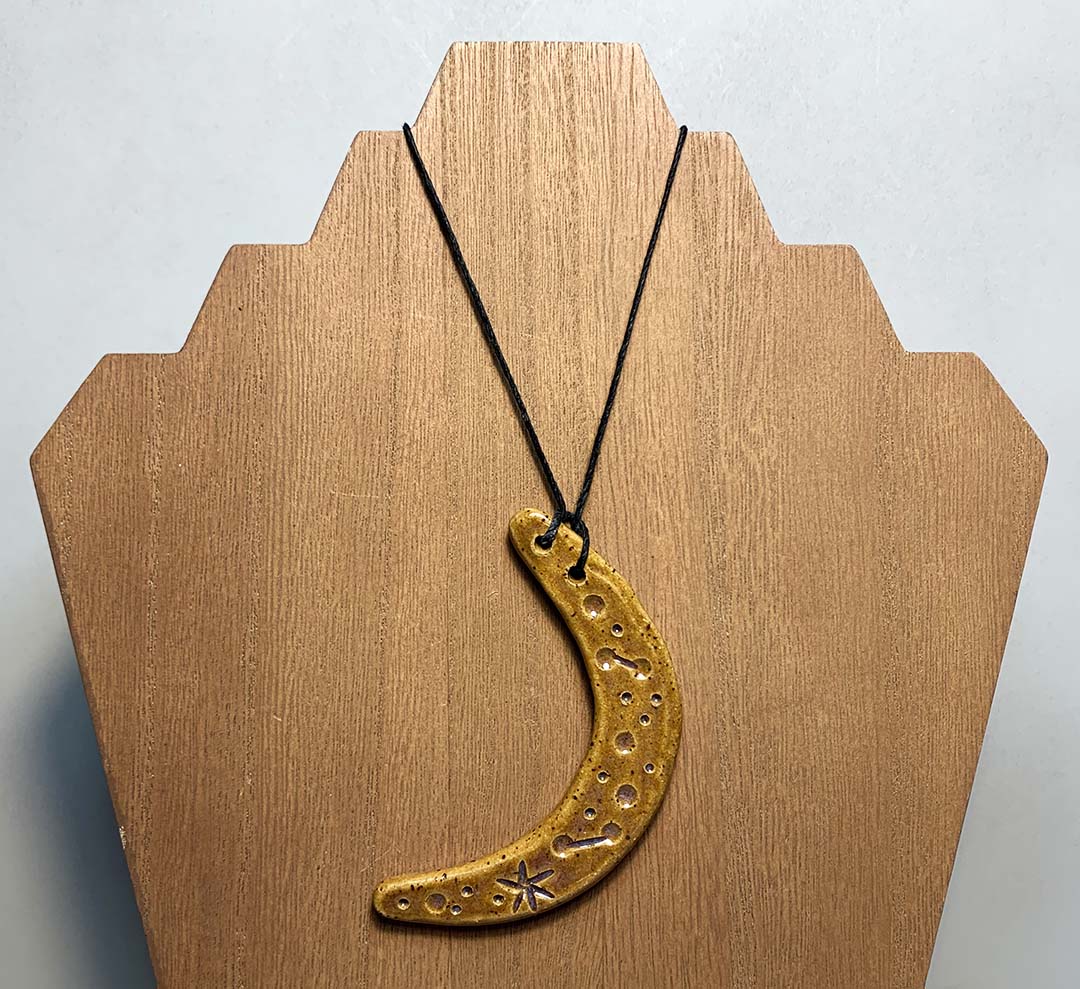 Amber Moon Pendant