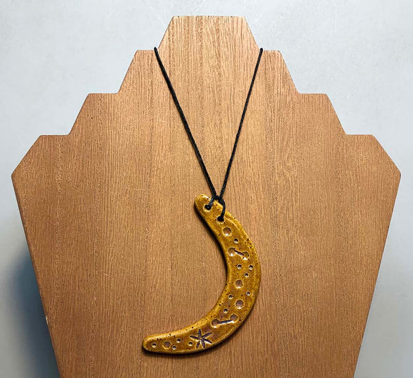 Amber Moon Pendant