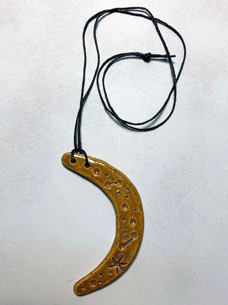 Amber Moon Pendant