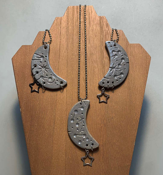 Pierced Moon Pendant